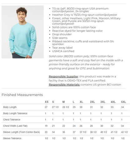 STRATFORD BAND  - FLEECE CREW