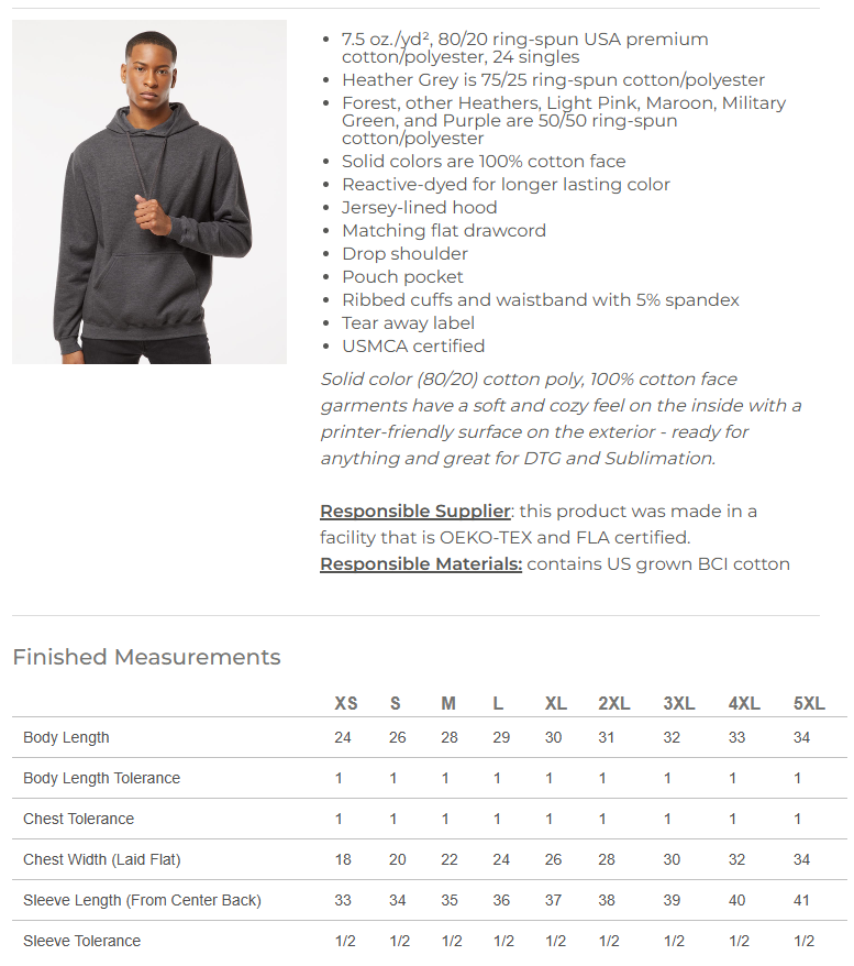 STRATFORD BAND - FLEECE HOODIE
