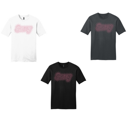 SASSY - UNISEX TEE - RHINESTONE